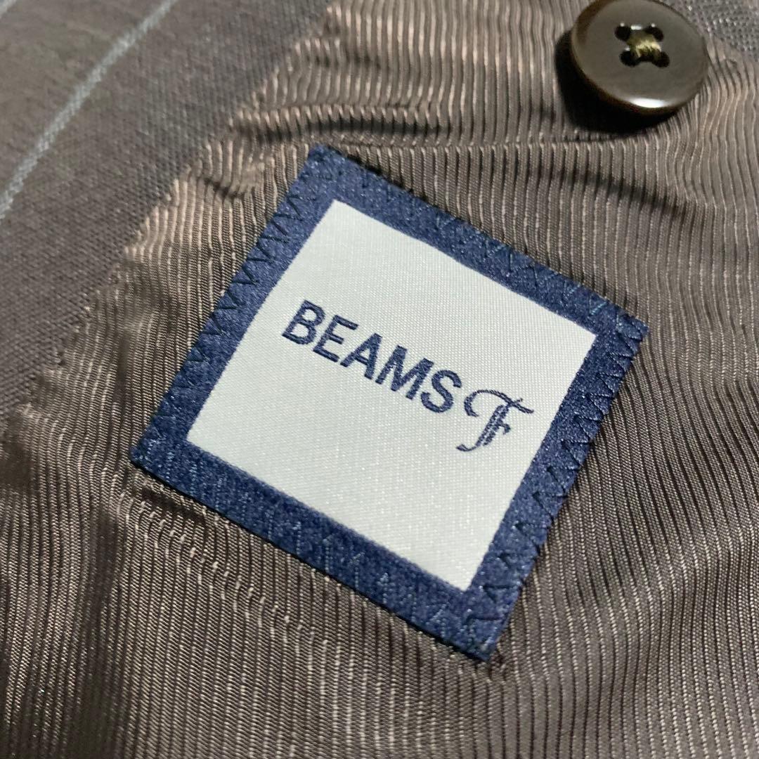 現行 ビームスエフ セットアップスーツ 48 モヘヤ混