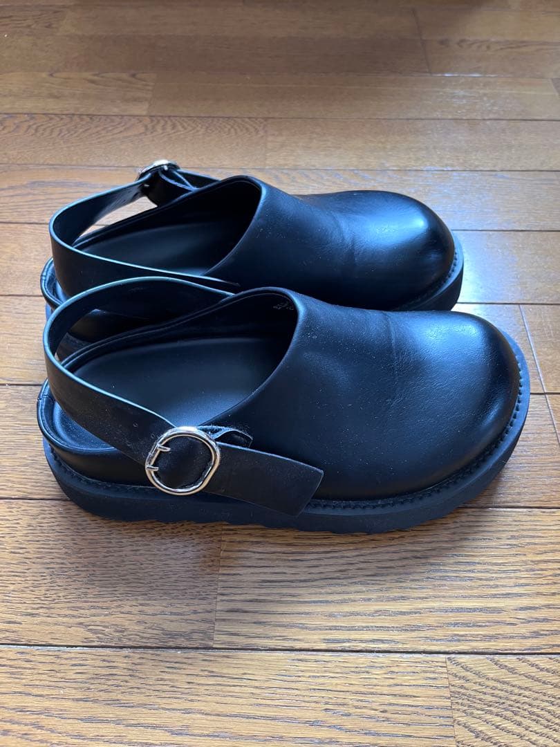 aere アエレeco leather sling back shoes