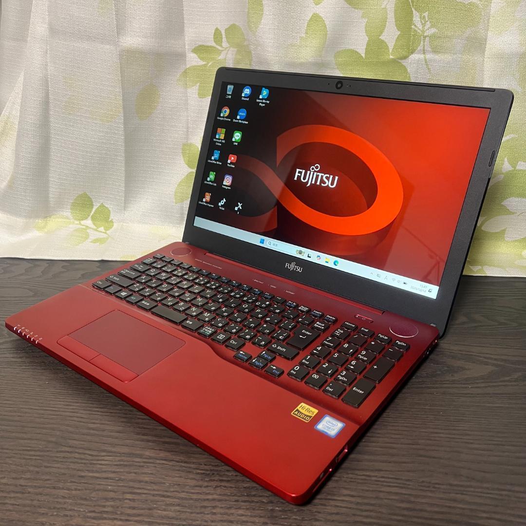 コスパ◎富士通 LIFEBOOK✨新品SSD256GB☆8GB☆Core i7