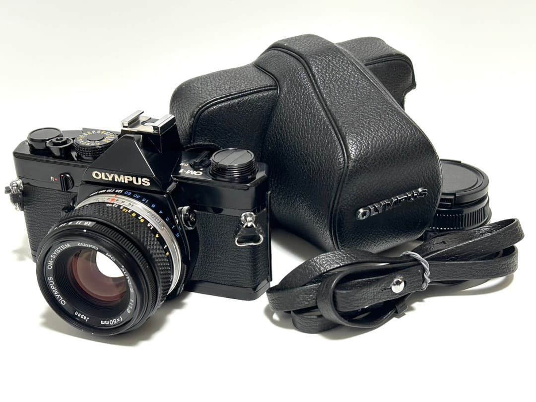 完全動作(ストロボ以外)＆良品☆OLYMPUS OM-1 + 50mm F1.8