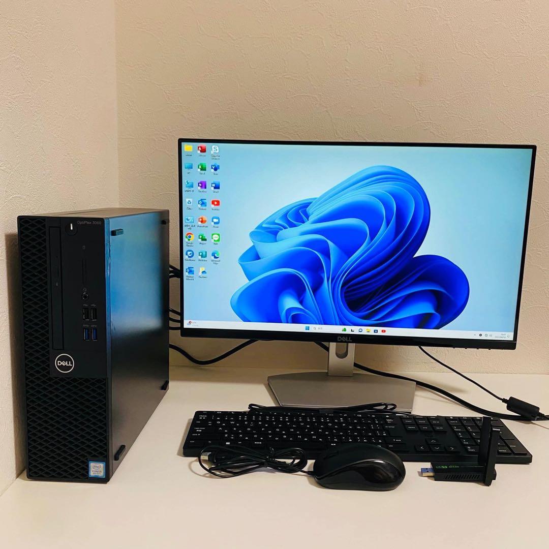 Y583 Dellデスクトップi5 SSD高速Windows11オフィス2024