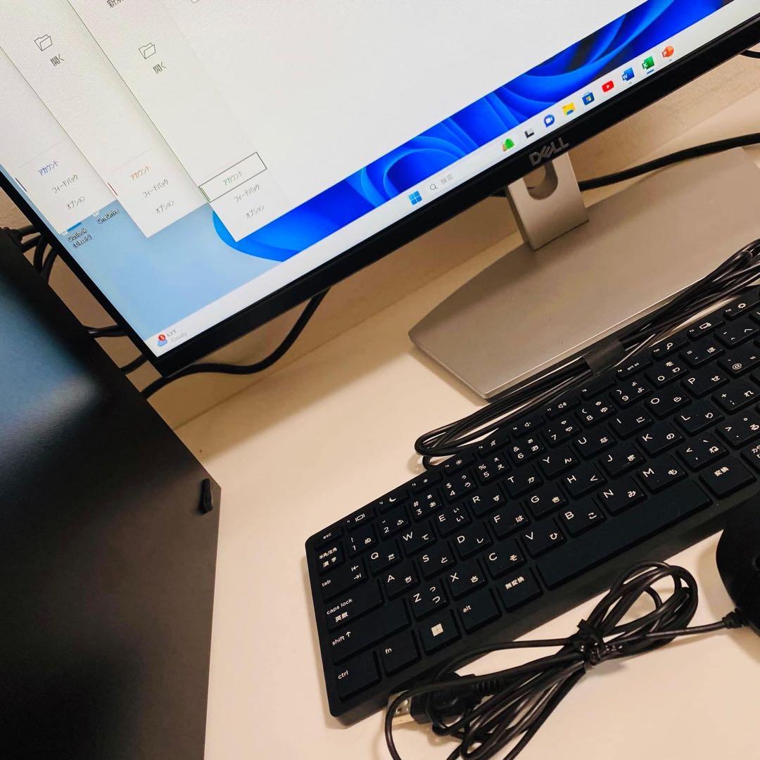 Y583 Dellデスクトップi5 SSD高速Windows11オフィス2024