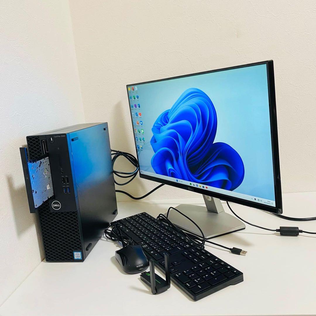 Y583 Dellデスクトップi5 SSD高速Windows11オフィス2024