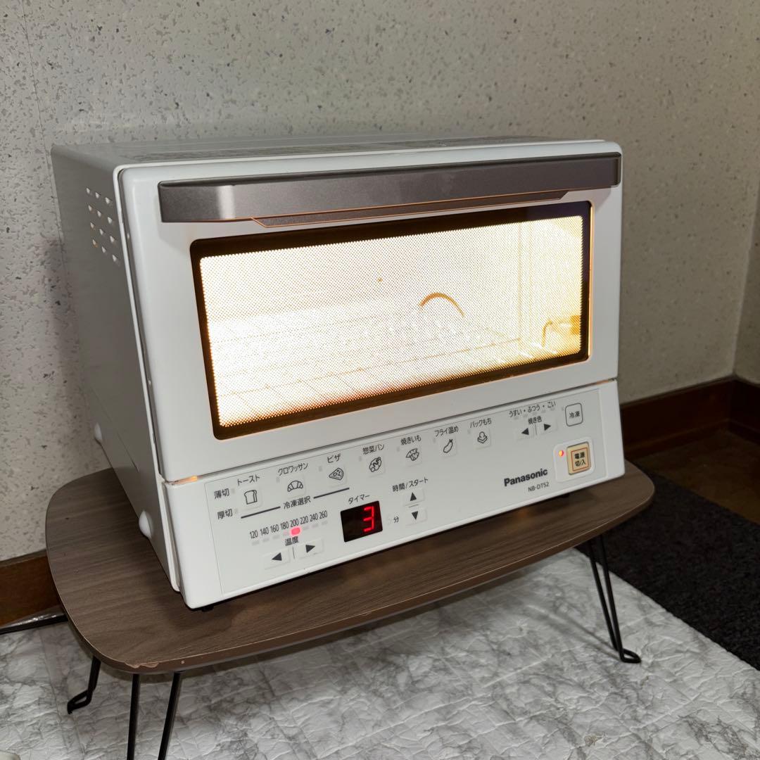 【2020年製】PanasonicコンパクトオーブンNB-DT52-W
