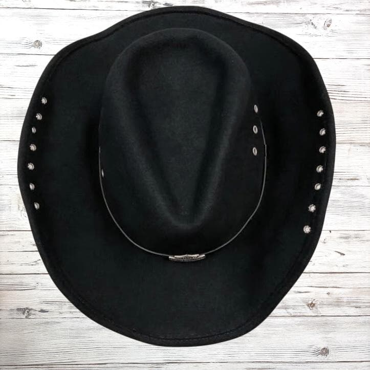 美品 ハーレーダビッドソン ハット 帽子 L ブラック 0741