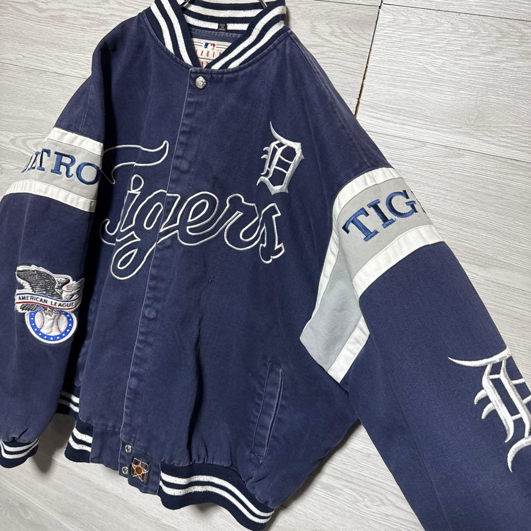 90s JH Design MLB デトロイトタイガース 3XL スタジャン