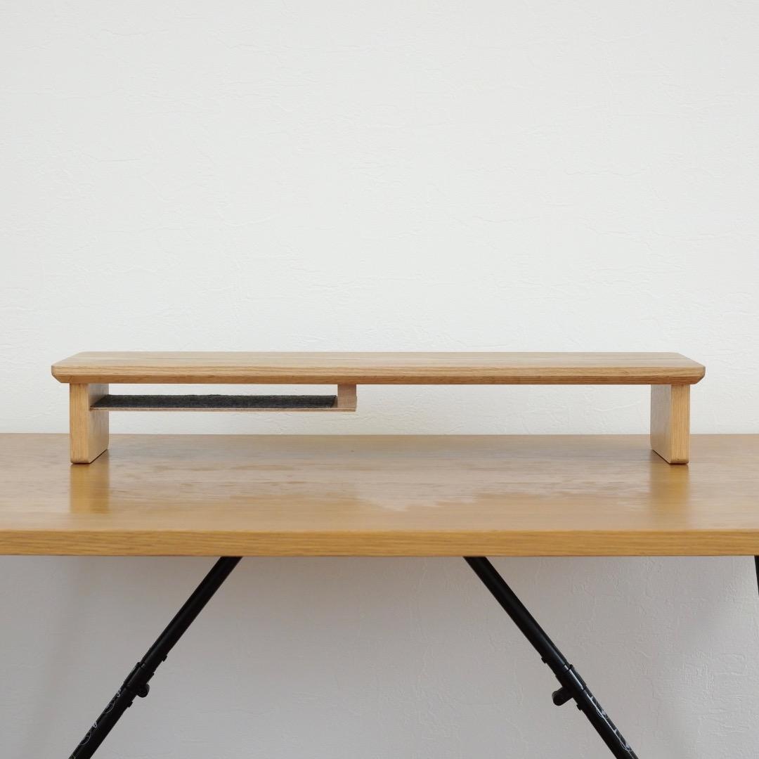 【オーク無垢材】デスクシェルフ(710mm幅)