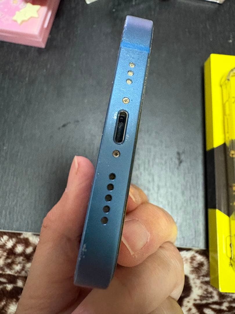 iPhone13 256ギガ　ブルー　中古　箱あり