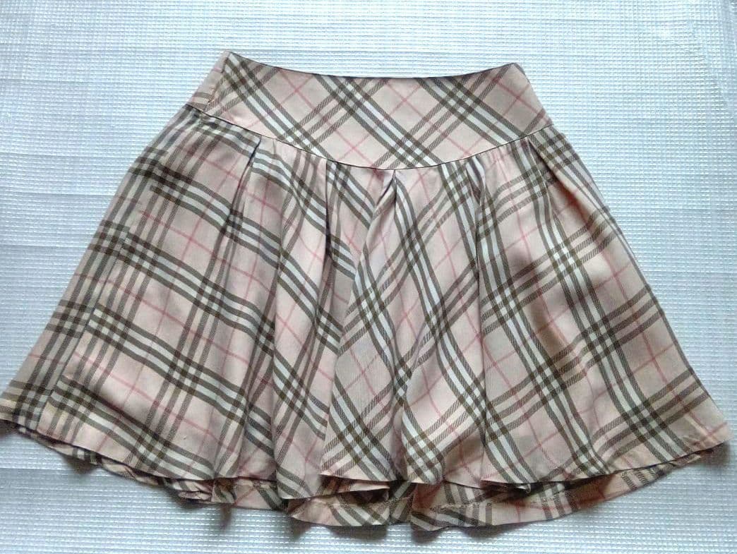 週末セール！　希少　バーバリーブルーレーベル　フレア　スカート Y2K