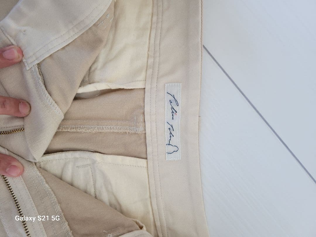 パラスパレス　ラフィバッグチノストレートパンツ　未使用