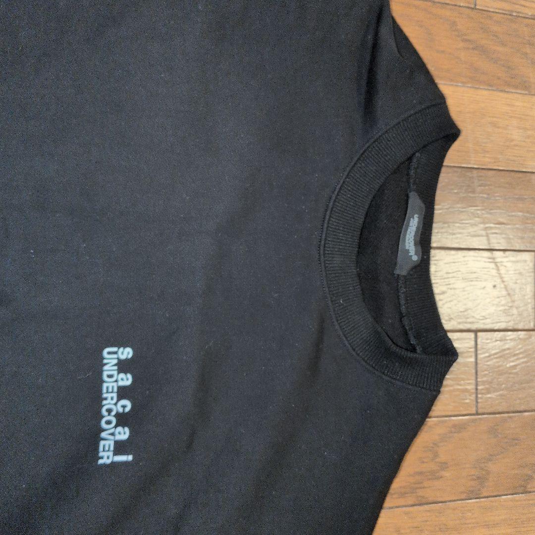 【未使用品】UNDERCOVER×sacai ブラック スウェット 2