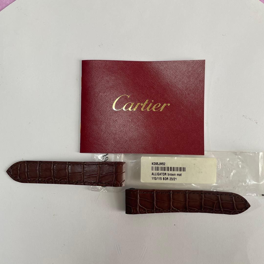 K*i様 Cartier 純正アリゲーター レザーベルト 23/21
