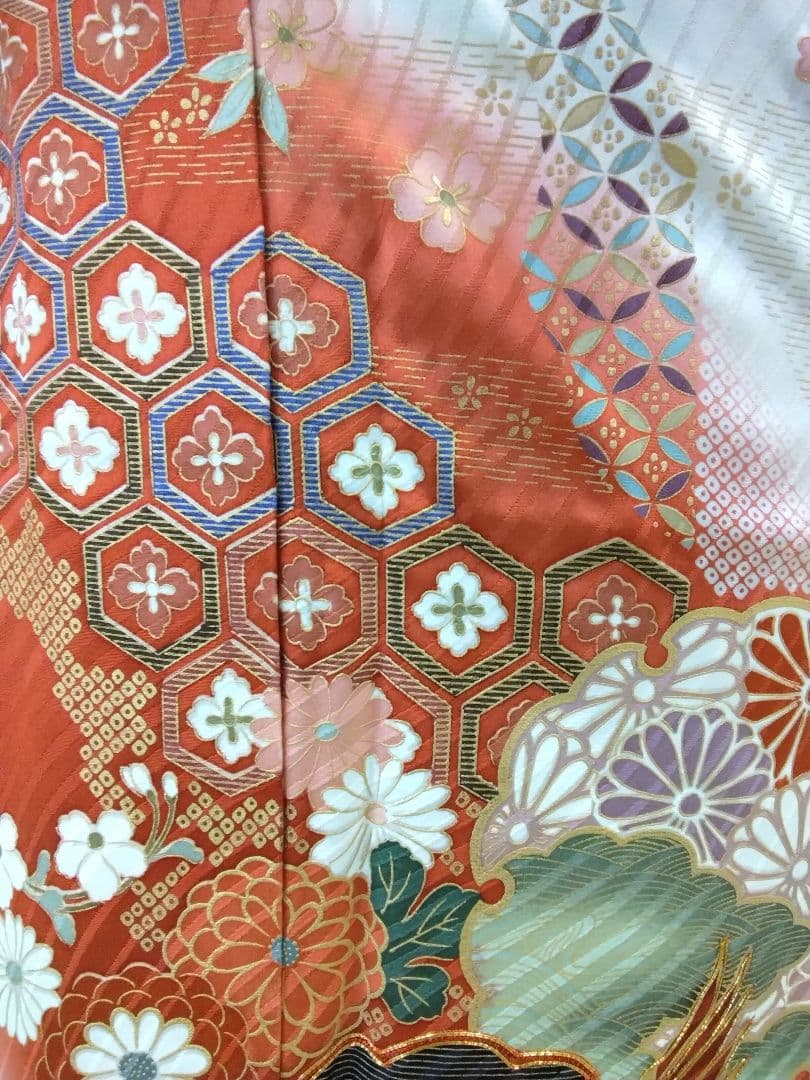 【新春】振袖フルセット、正絹振袖成人式、重ね衿帯揚げ帯締め、西陣唐織袋帯、襦袢