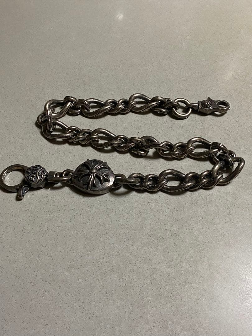 ゼニス　シルバー925 ウォレットチェーンダブルクリップzenith