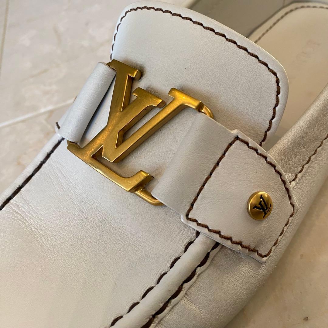 ルイヴィトン 本革 ドライビングシューズ モンテカルロライン 阪急メンズ館購入