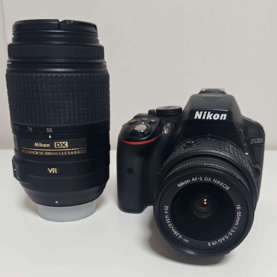 ポ*ト様 【美品】Nikon D5300 ダブルズームキット ブラック