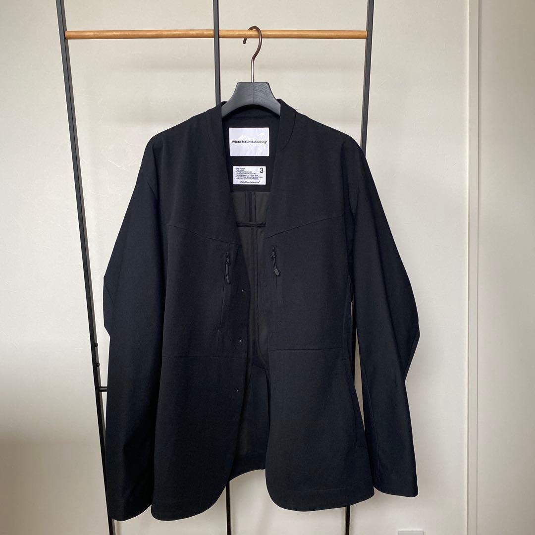 ジャケット・アウター PANAMA JERSEY NO COLLAR JACKET