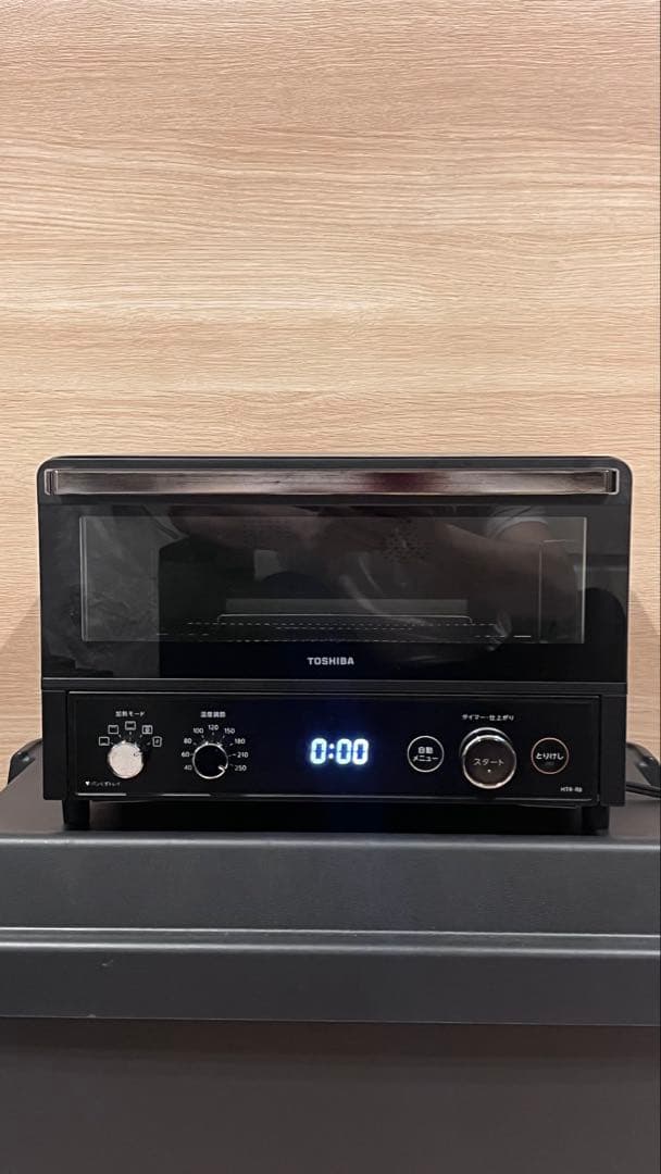 2025年製 東芝 コンベクションオーブン 4枚焼き ブラック HTR-R8K