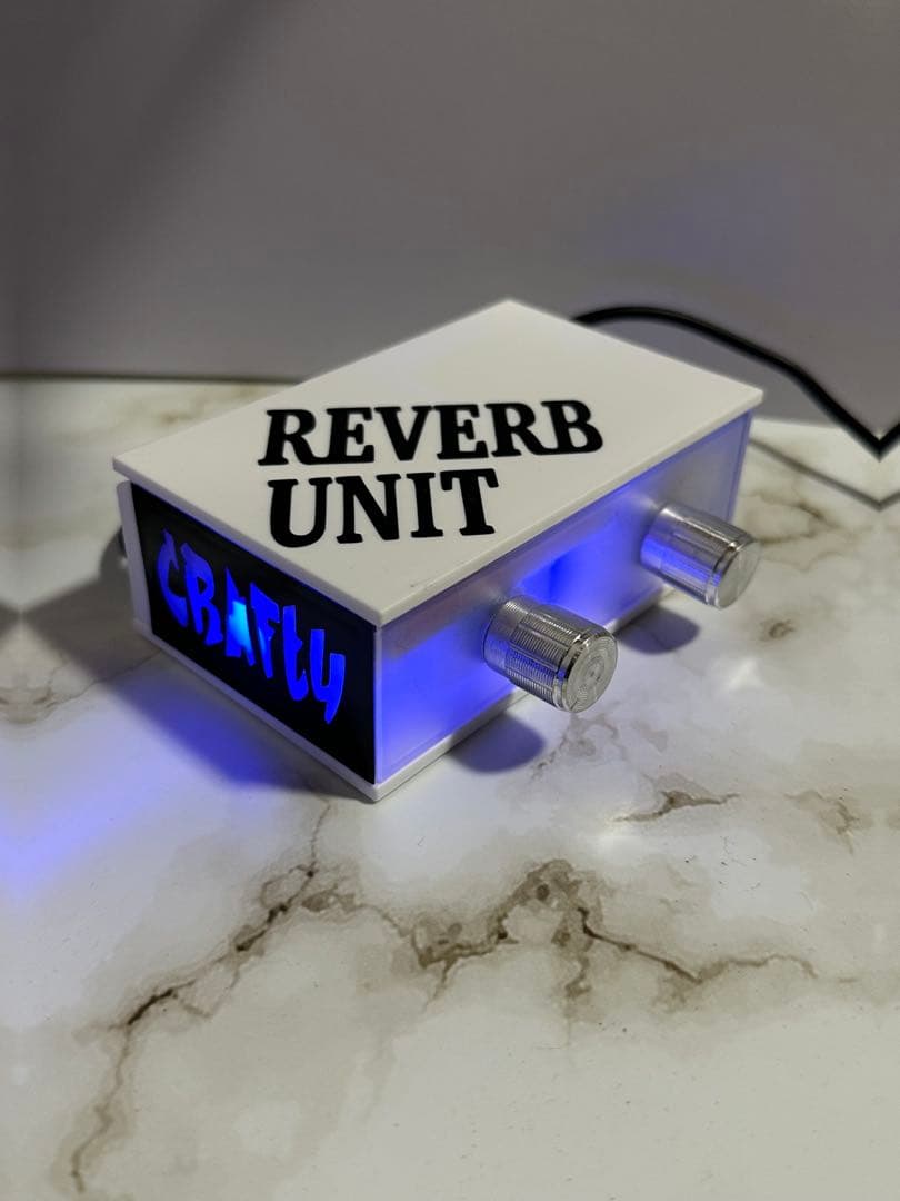 リバーブユニット　ブルー　Bluetooth CRAFTY エフェクター USB