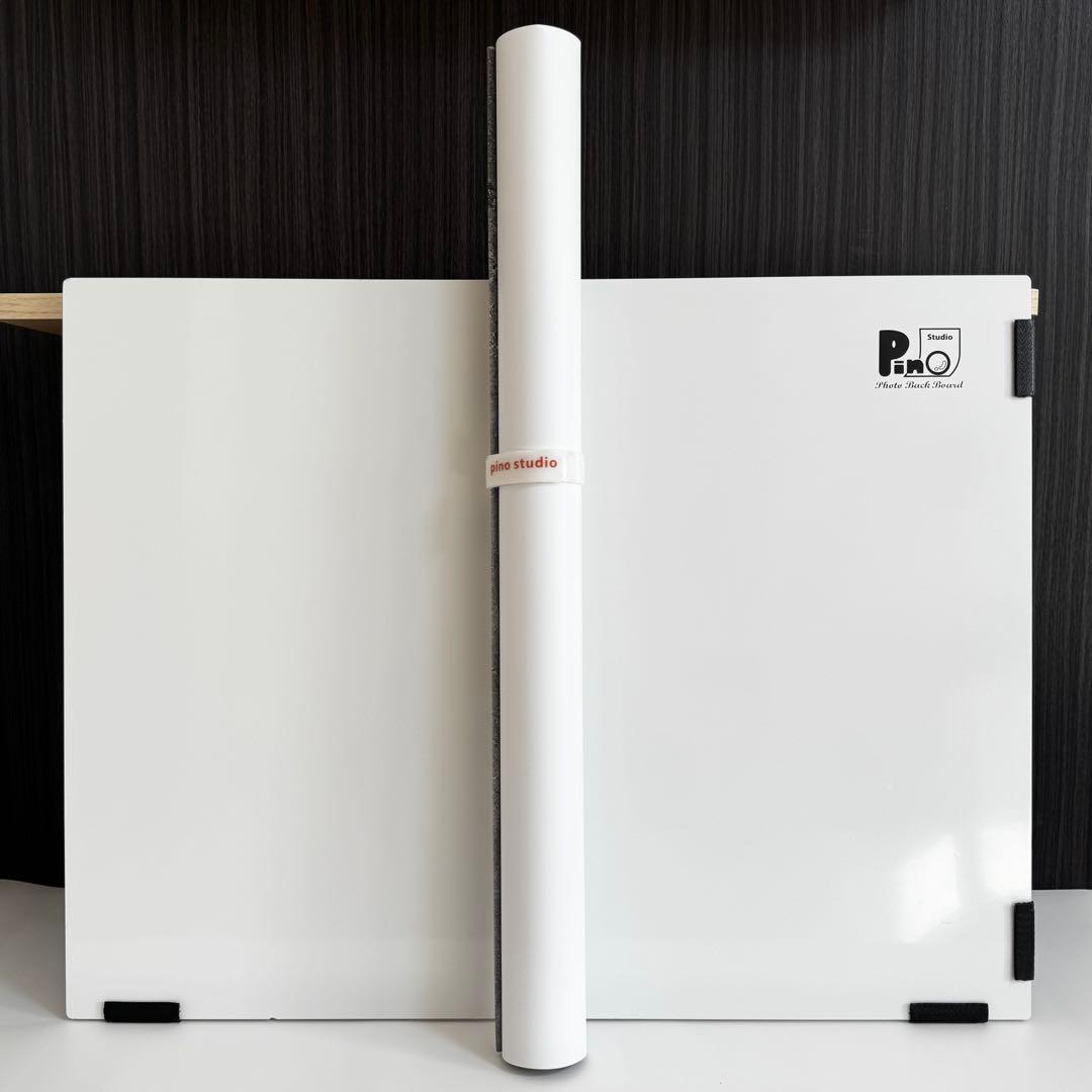 ピノスタジオ 撮影背景シート取り付けボード ＆　撮影背景シート モルタルグレーM