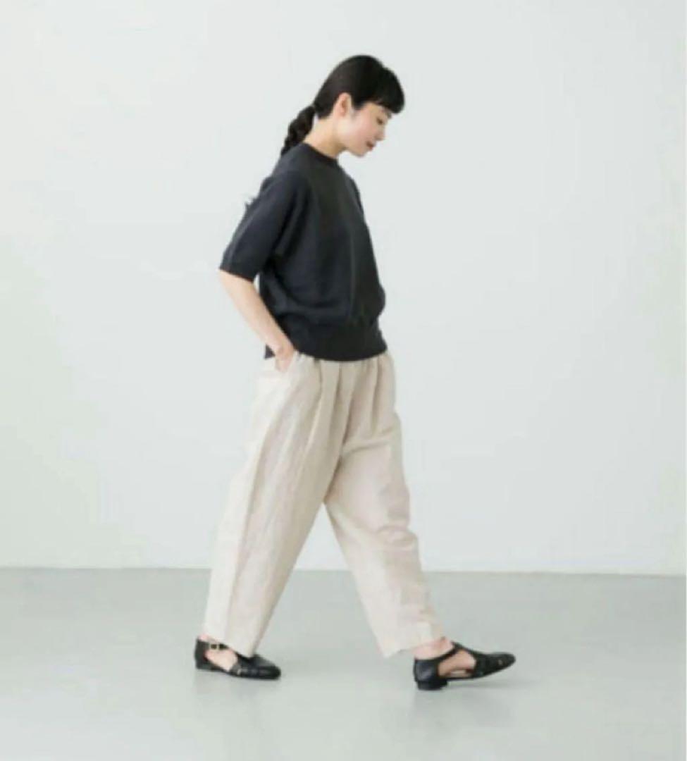 かぐれ リネンコットンサルエルパンツ NATURAL