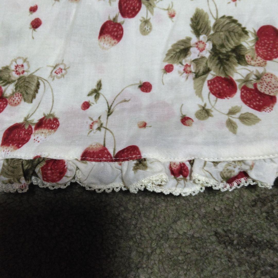 夏セール　ピンクハウス　激かわイチゴ柄 フリル付き 半袖チュニック