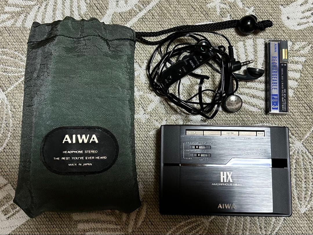 アイワ aiwa カセットプレーヤー HS-PX30 希少な昭和レトロ