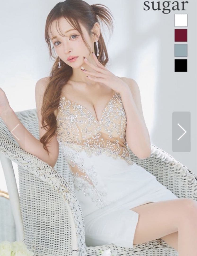 Sugar キャバドレス ホワイト【3日間限定値下げ価格】