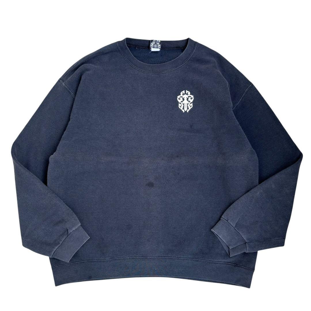 90s USA製 Chrome Hearts フェード クロムハーツ スウェット