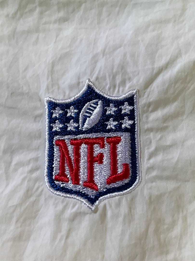 Perushu × NFL コラボナイロンスタンドネックアノラックブルゾン