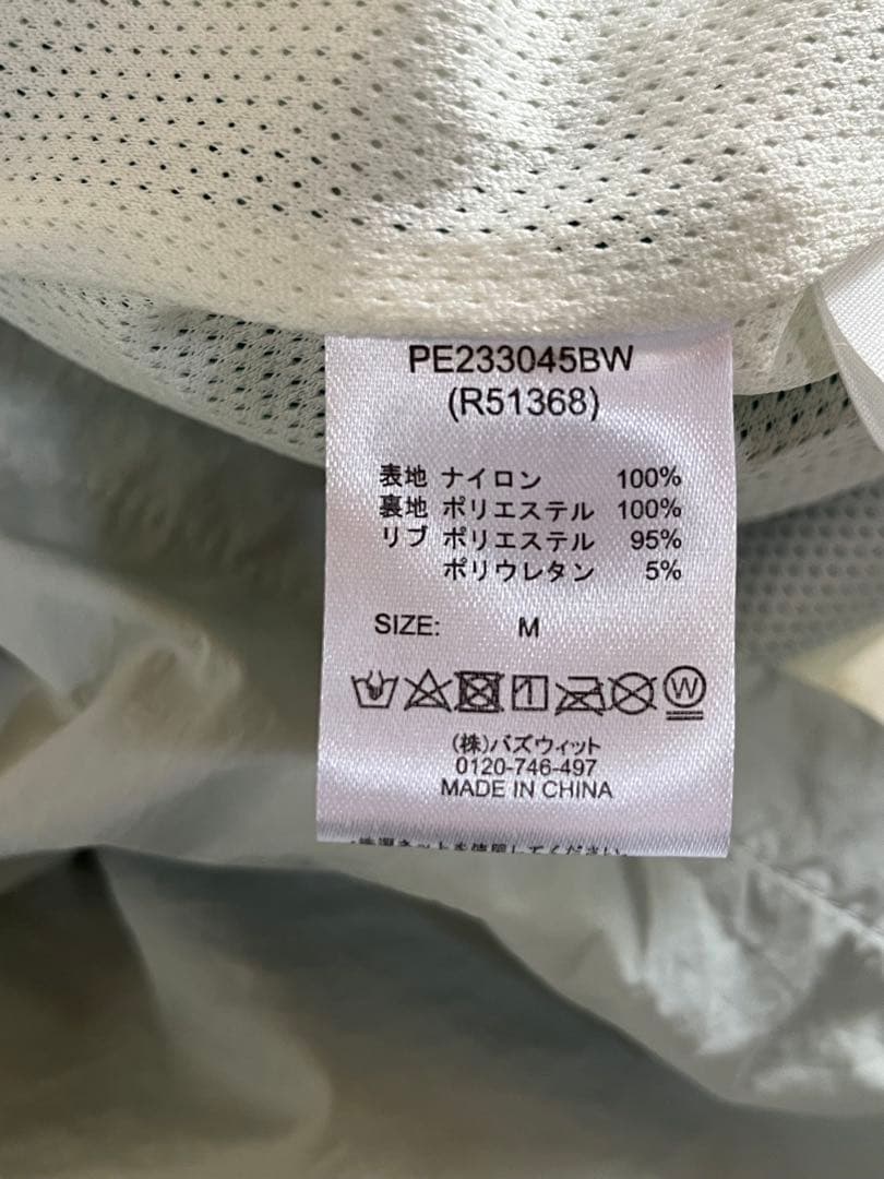 Perushu × NFL コラボナイロンスタンドネックアノラックブルゾン