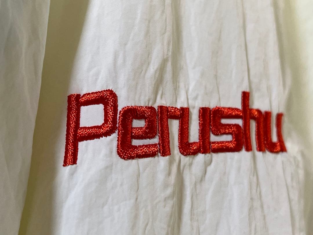 Perushu × NFL コラボナイロンスタンドネックアノラックブルゾン