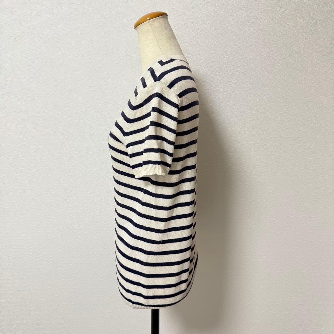 【美品】DIOR J’ADIOR 8 ボーダー ニット Tシャツ 36サイズ