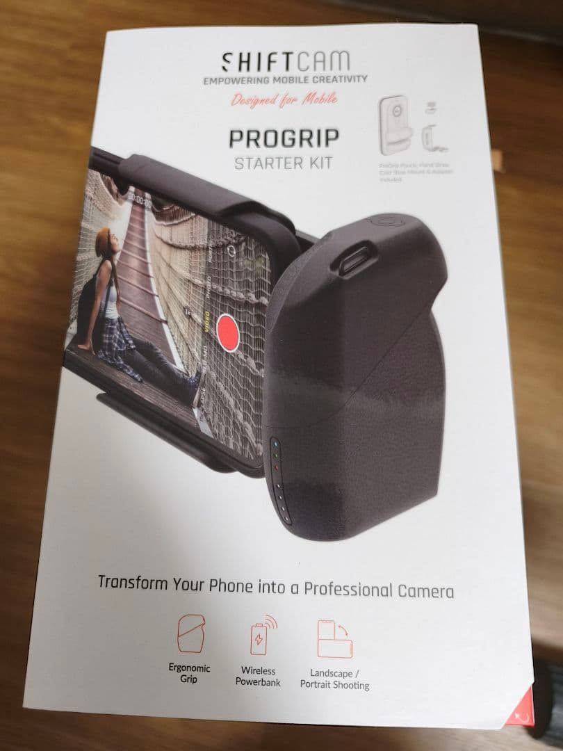 【新品未開封・箱破れ有】ShiftCam ProGrip Starter Kit