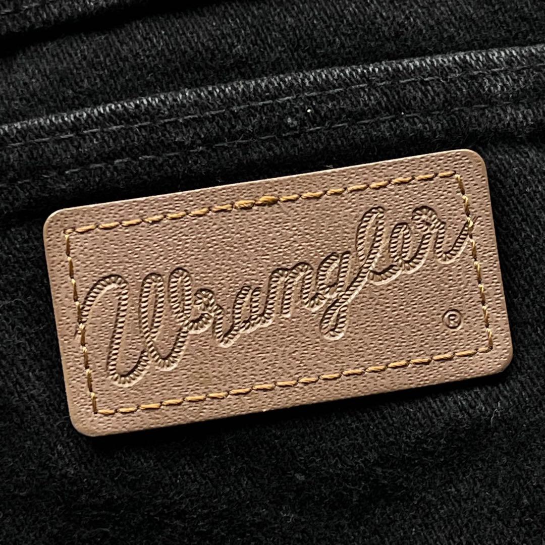 Wrangler 13MWZ ブラックデニムパンツ W32