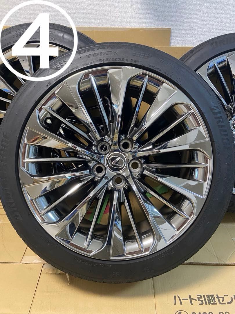 ①レクサス LS500 オプションホイール 20インチ