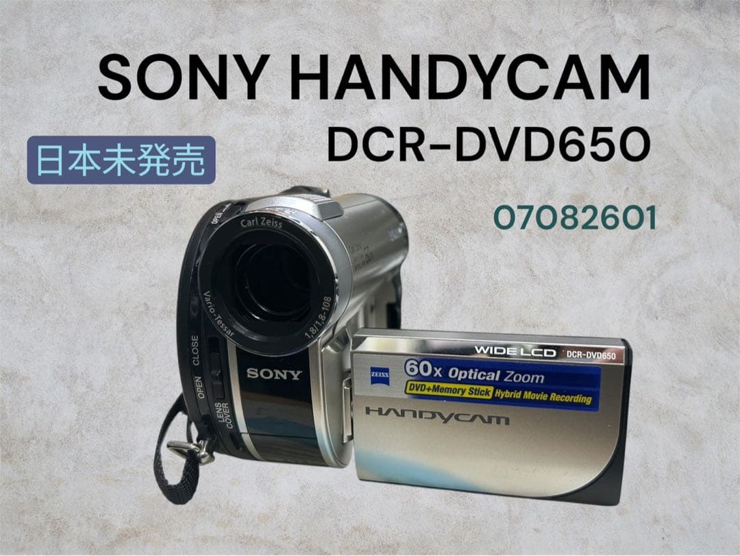 【レア】SONY HANDYCAM DCR-DVD650