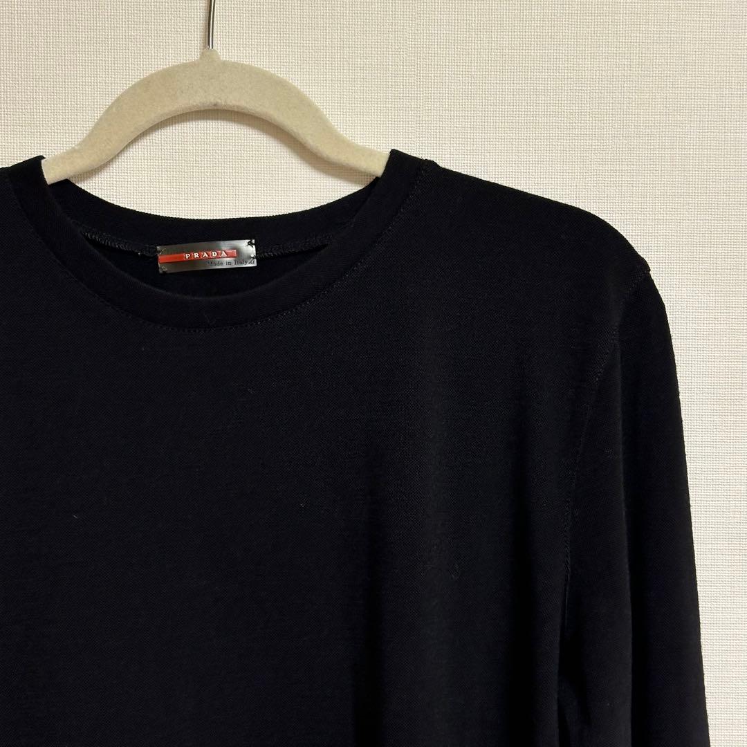 PRADA SPORT プラダ スポーツ ニット Tシャツ 長袖 Mサイズ