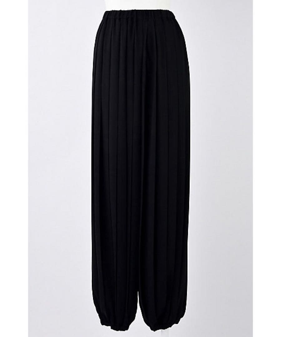 ENFOLD PLEATS TROUSERS ブラック 38
