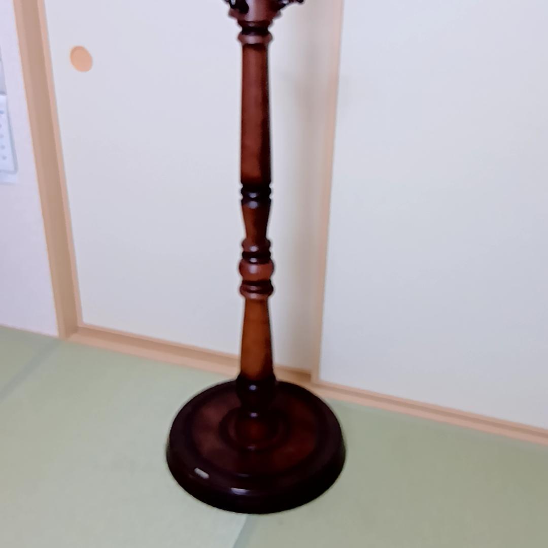 カリモク　木製　ポールハンガー　コートハンガー　ヴィンテージ