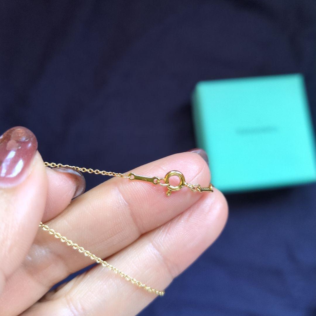 ティファニー バイザヤードネックレス 0.21カラット 750