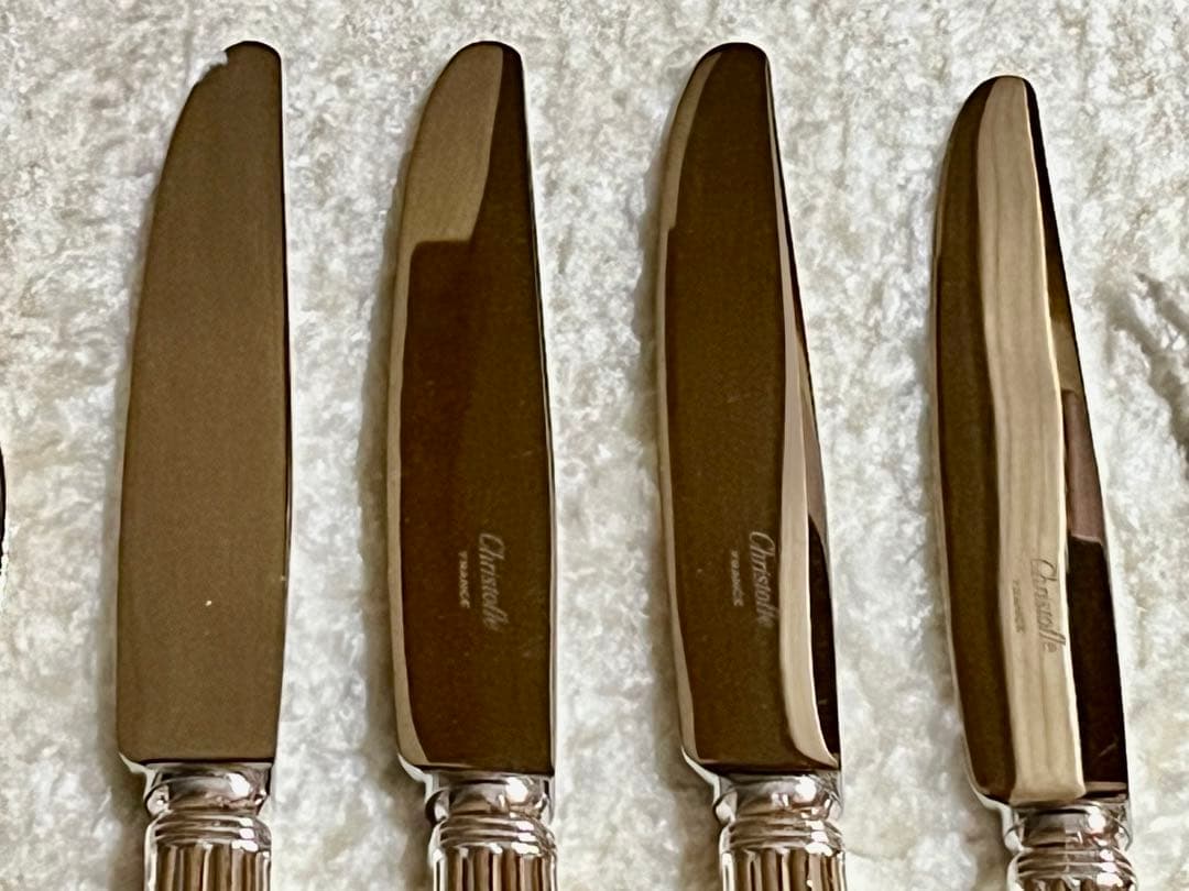 クリストフル　フォーク・ナイフ・スプーン 各4本