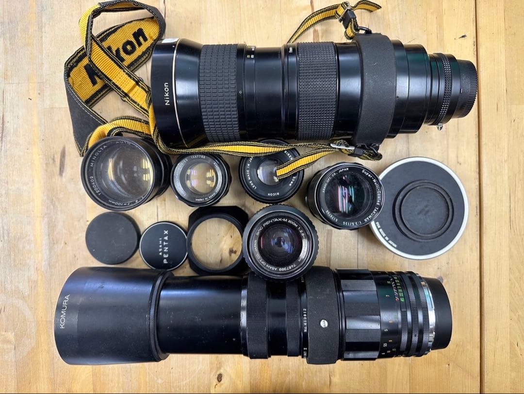 まとめ売りNikon/Pentax/Minolta レンズセット