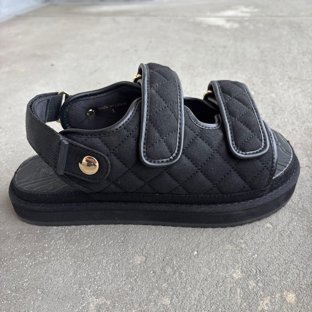 ラクバキ Racbakiフットベットサンダル キルティング　L