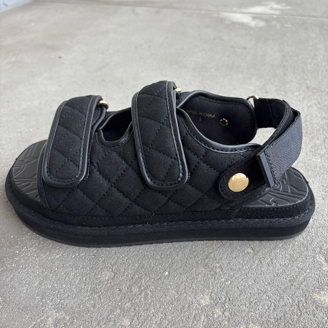 ラクバキ Racbakiフットベットサンダル キルティング　L