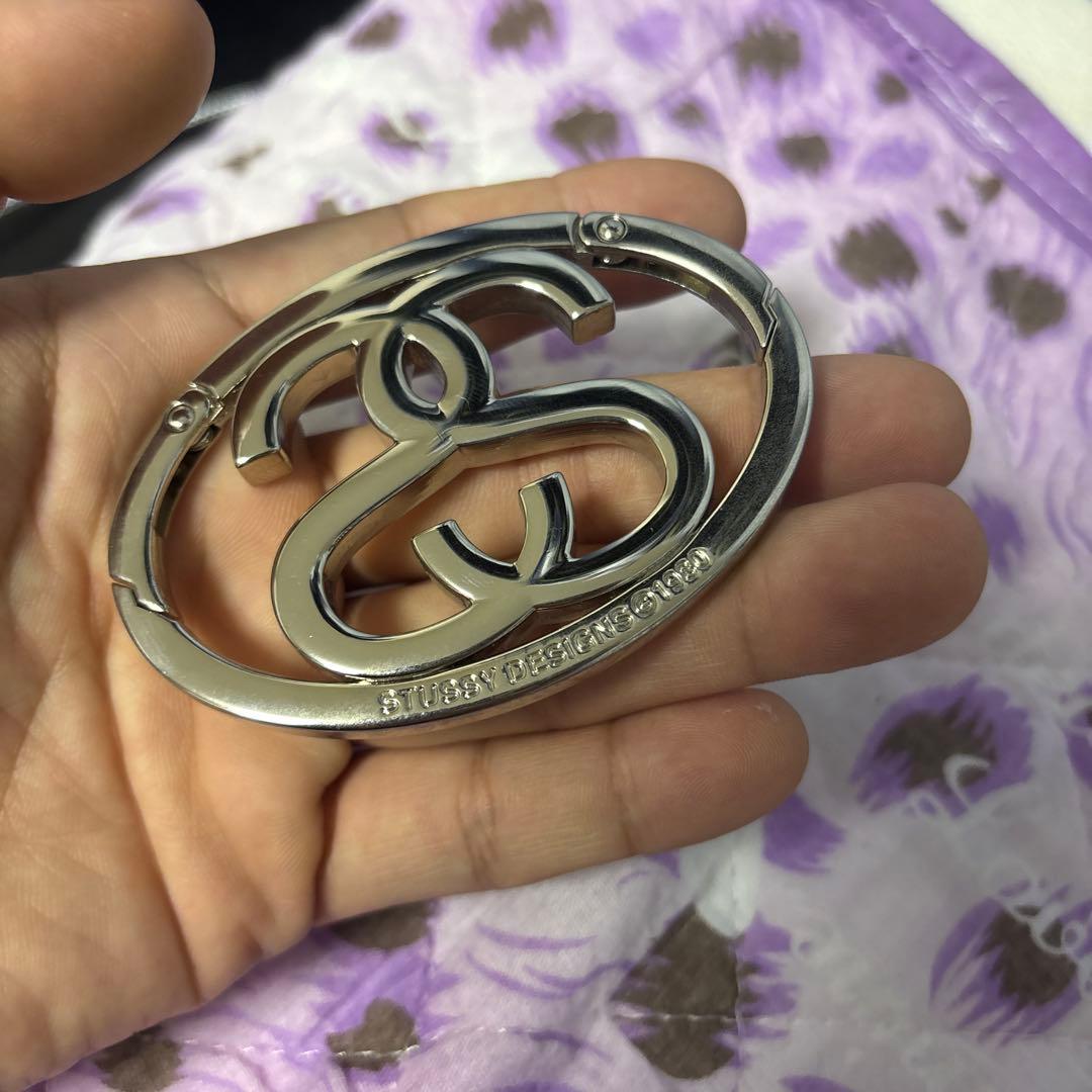 24ss STUSSY カラビナ シルバー