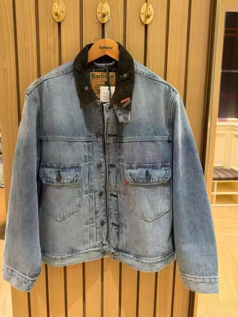 定番コラボ Levi's×Barbour デニムジャケット S 男女兼用