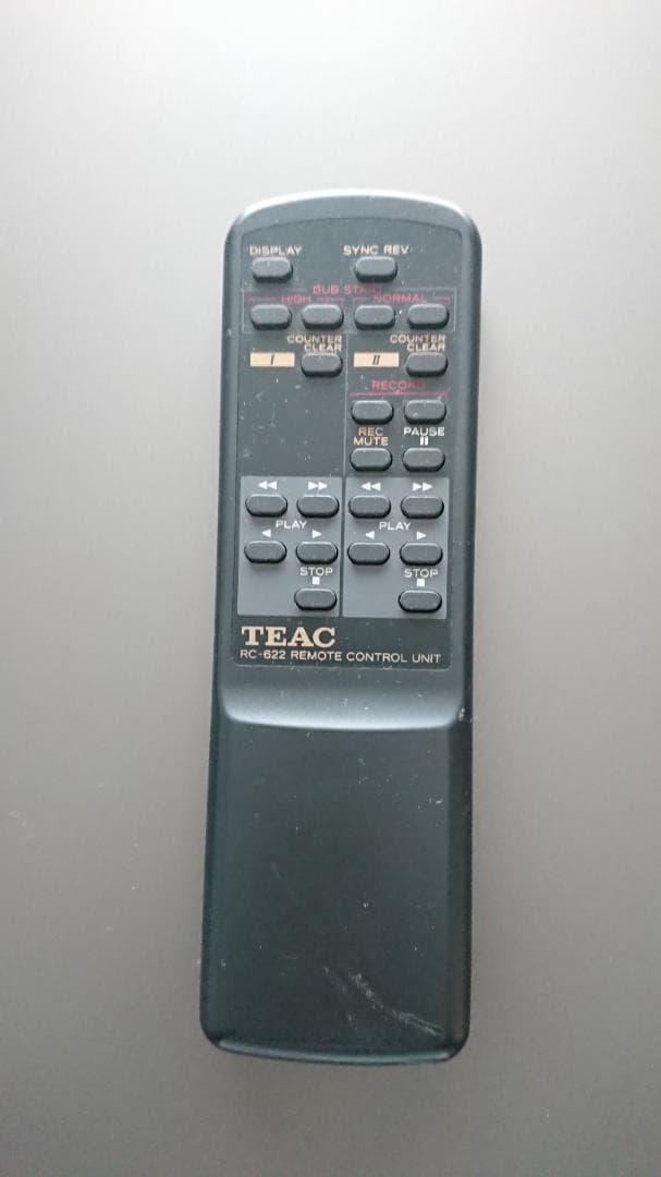 TEAC　ダビングカセットデッキ　W-780R　リモコン付き