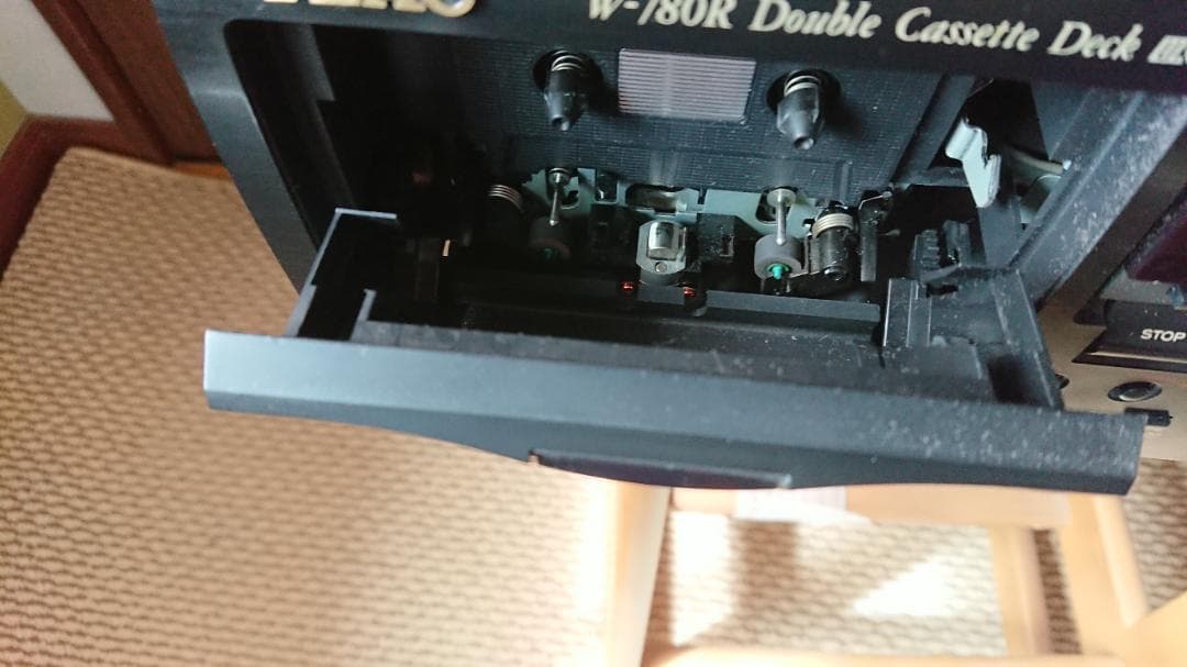 TEAC　ダビングカセットデッキ　W-780R　リモコン付き