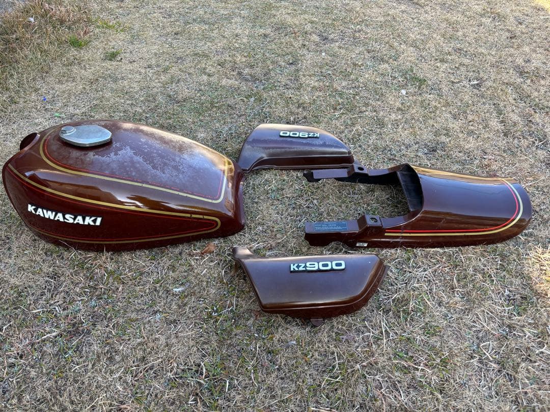 kz900 オリジナル外装　ヤレ